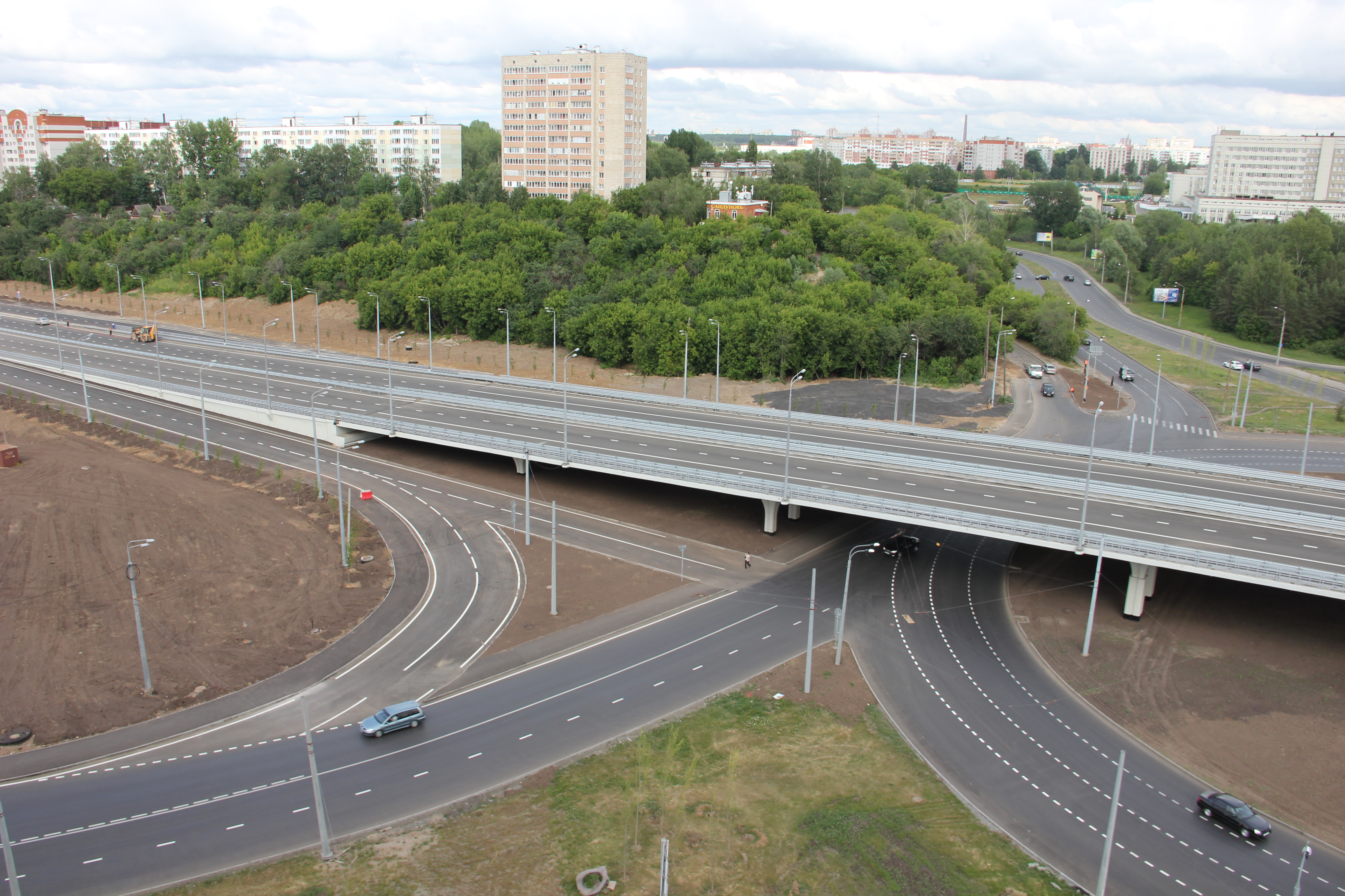 Проектирование автодороги на участке ул. Танковая до ул. Пушкина (4,8км). Участок 2- Транспортная развязка на площади "Танковое кольцо"