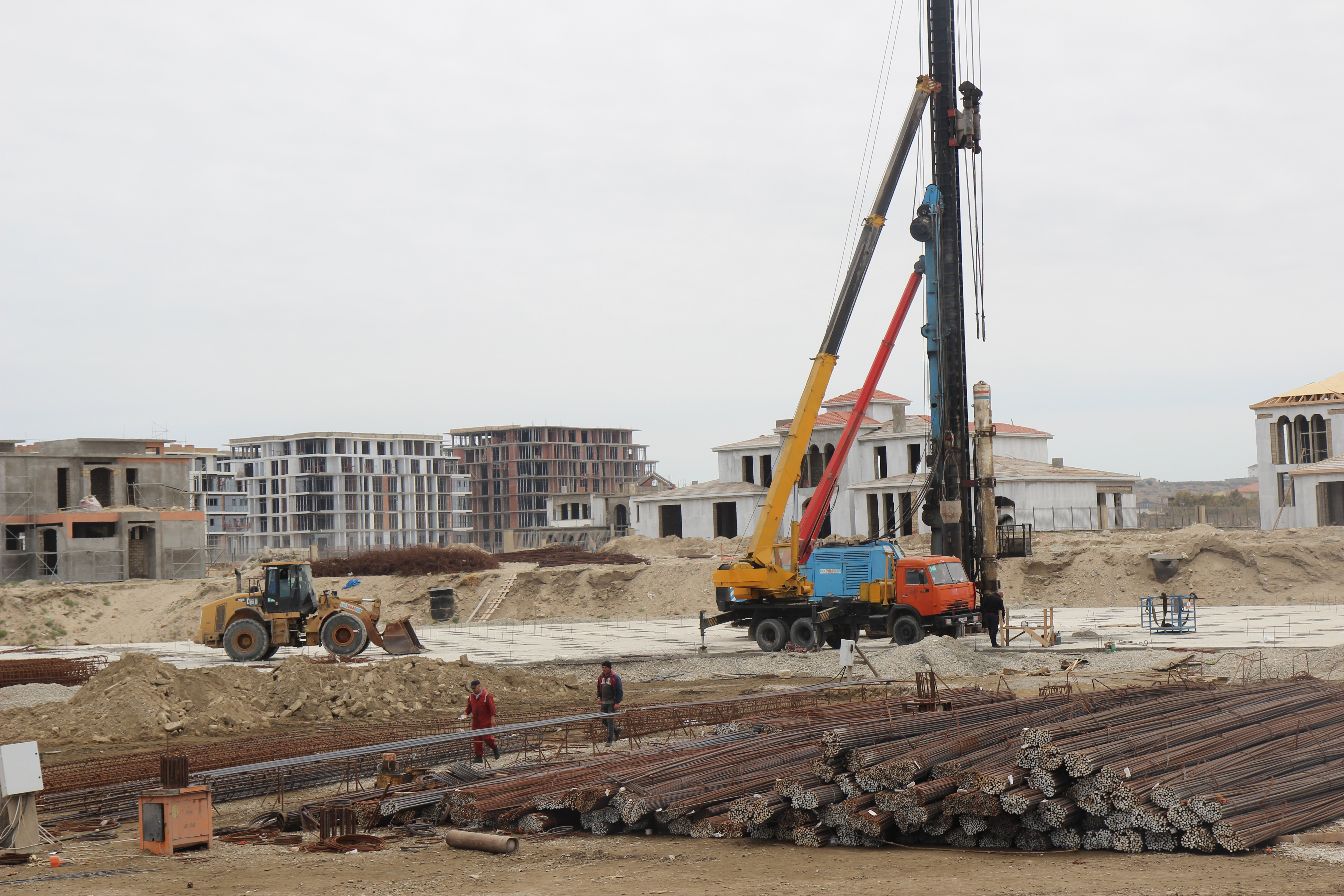 Engineering the artificial island "NIKKI BEACH"