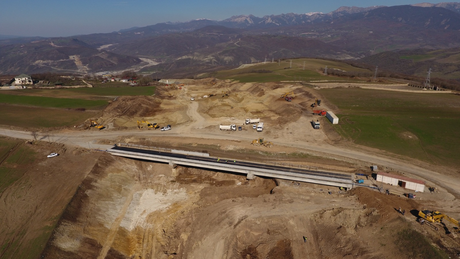 Engineering  the expansion of the Muganli-Ismayilli-Gabala highway to 4 lanes