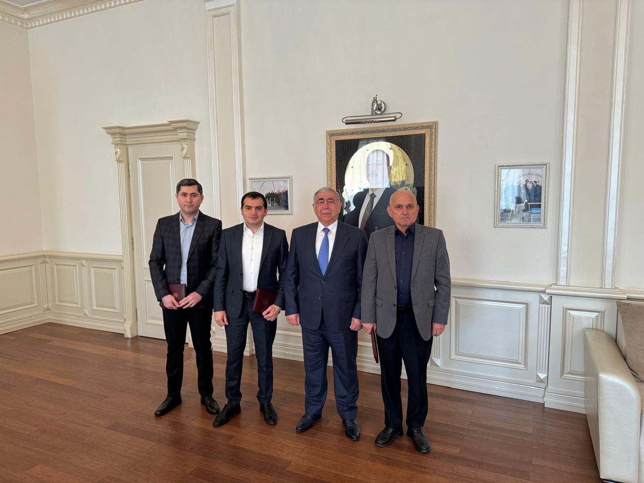 HYDROTRANS ENGINEERING and EVRASCON Employees Receive Certificates of Appreciation from the State Agency of Azerbaijan Automobile Roads